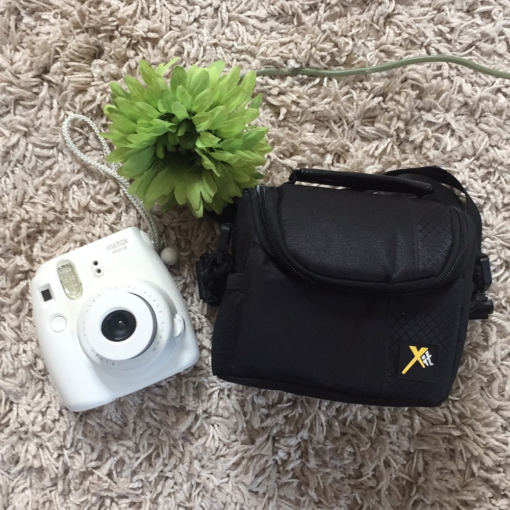 Instax mini 8 Polaroid camera and case